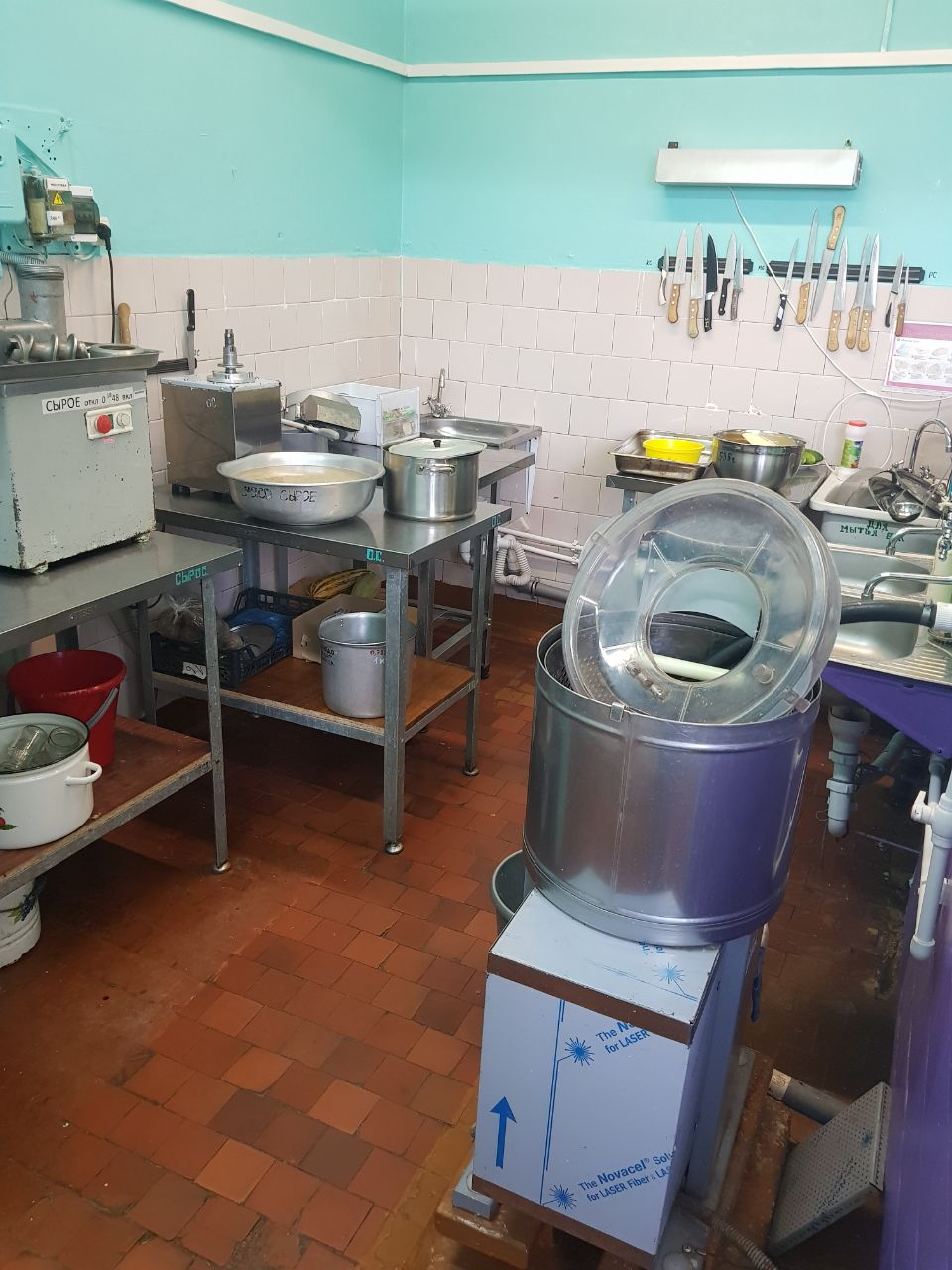 Пищеблок. Цех сырой продукции. Пищеблок. Цех сырой продукции..